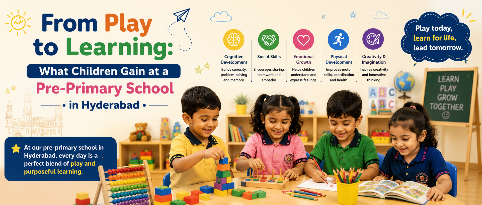 From Play to Learning: What Children Gain at a Pre-Primary School in Hyderabad